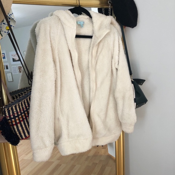 She and Sky Jackets & Blazers - Super Soft & Fluffy Zip-up Hoodie